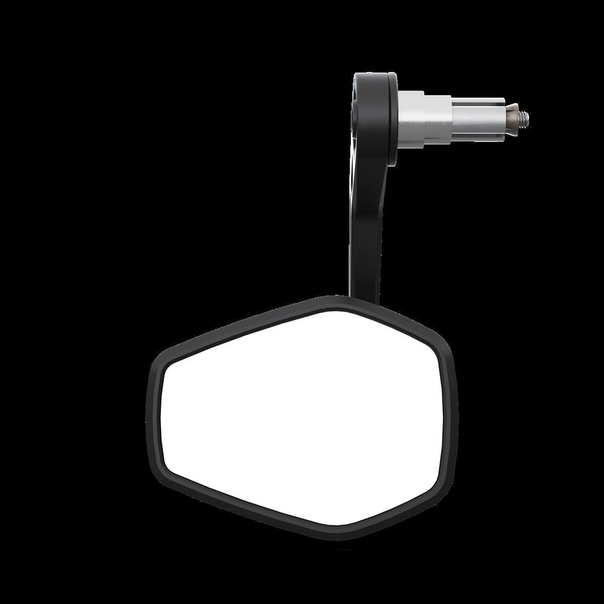HIGHSIDER ESAGANO-RS EVO Lenkerendenspiegel schwarz/silber für 1 u. 7/8 Zoll E-geprüft Stück - Kama Bike Parts