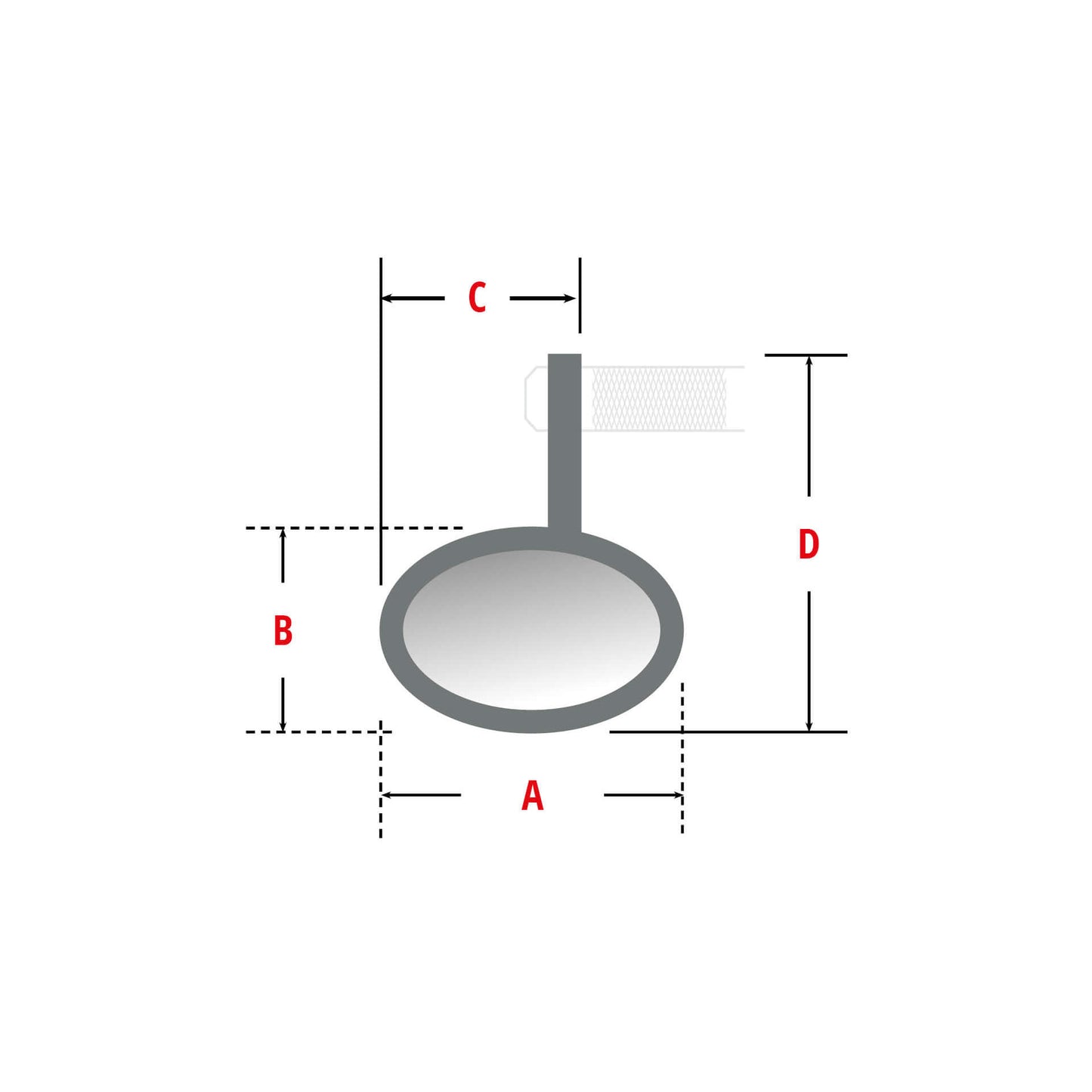 HIGHSIDER ESAGANO-RS Lenkerendenspiegel kurz - Kama Bike Parts