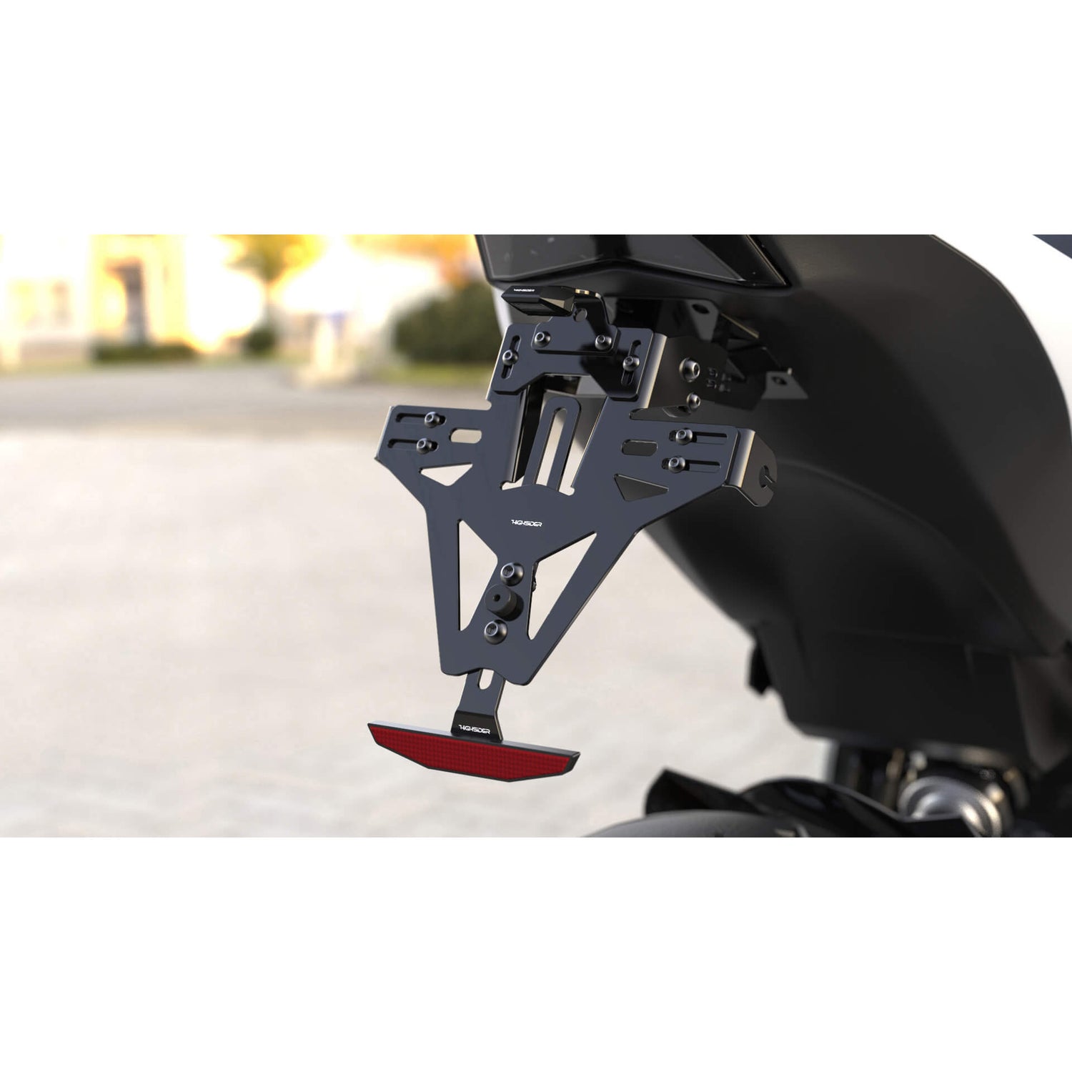 Highsider Kennzeichenhalter AKRON passend für Yamaha MT-07 Tracer/700/7 MT-09 Tracer/900/9 2015- - Kama Bike Parts