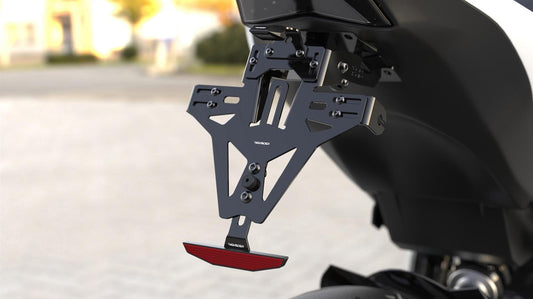 Highsider Kennzeichenhalter AKRON-RS passend für Kawasaki Z 1000 2010-2013 SX 2011-2016/KLE 650 Versys - Kama Bike Parts
