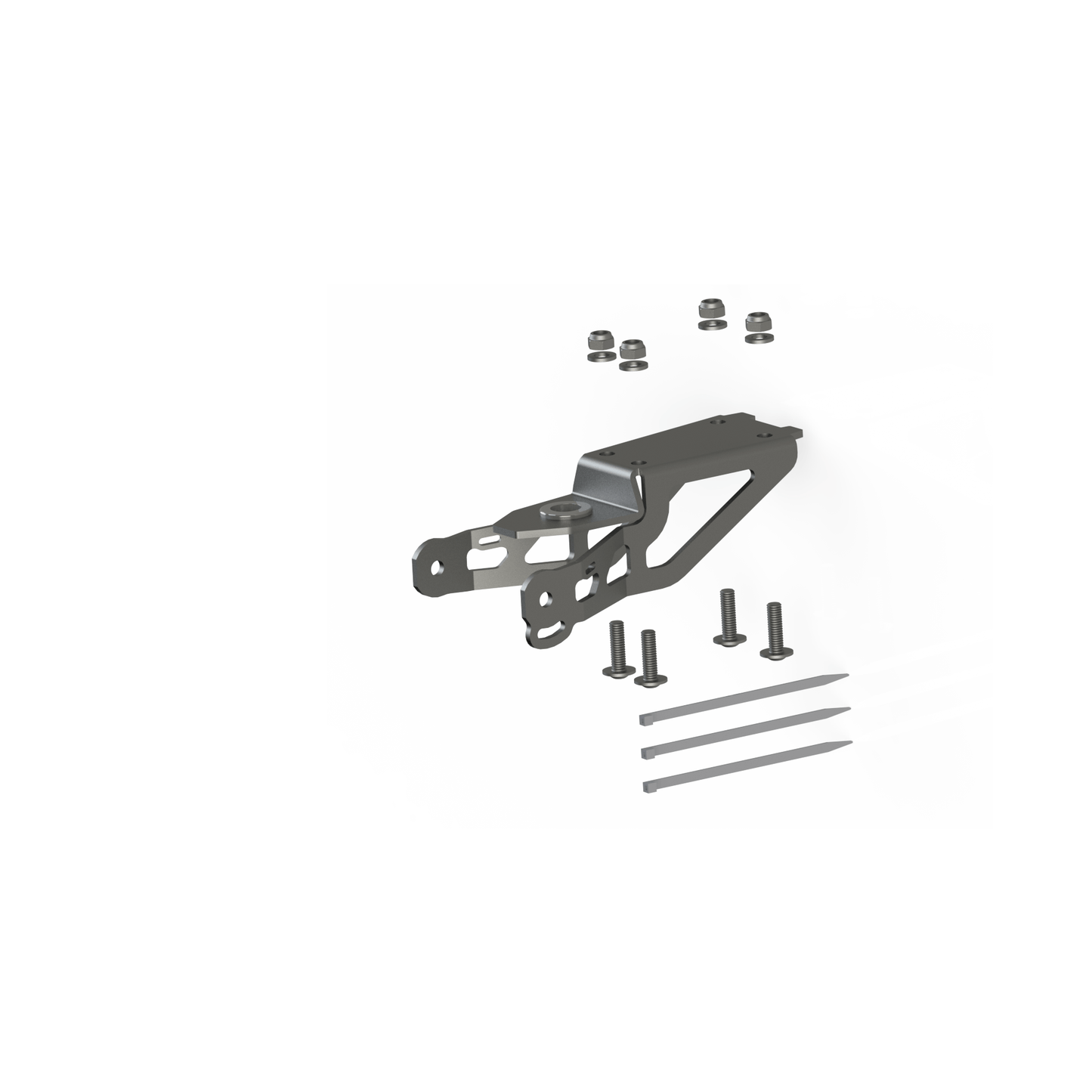 HIGHSIDER Kennzeichenhalter AKRON-RS PRO passend für Honda CB 750 Hornet 2023- - Kama Bike Parts