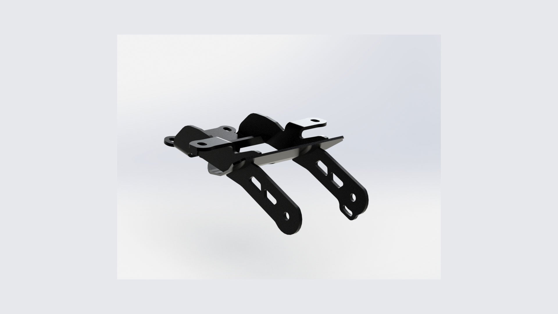 Highsider Kennzeichenhalter AKRON-RS PRO Trident 660 2021- - Kama Bike Parts