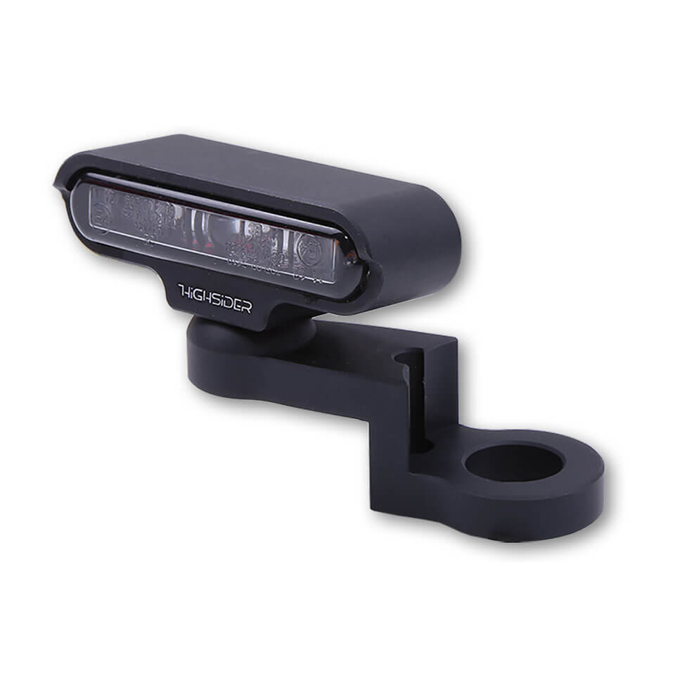 HIGHSIDER LED Blinker mit CNC Spiegelbefestigung TYP 2 schwarz - Kama Bike Parts