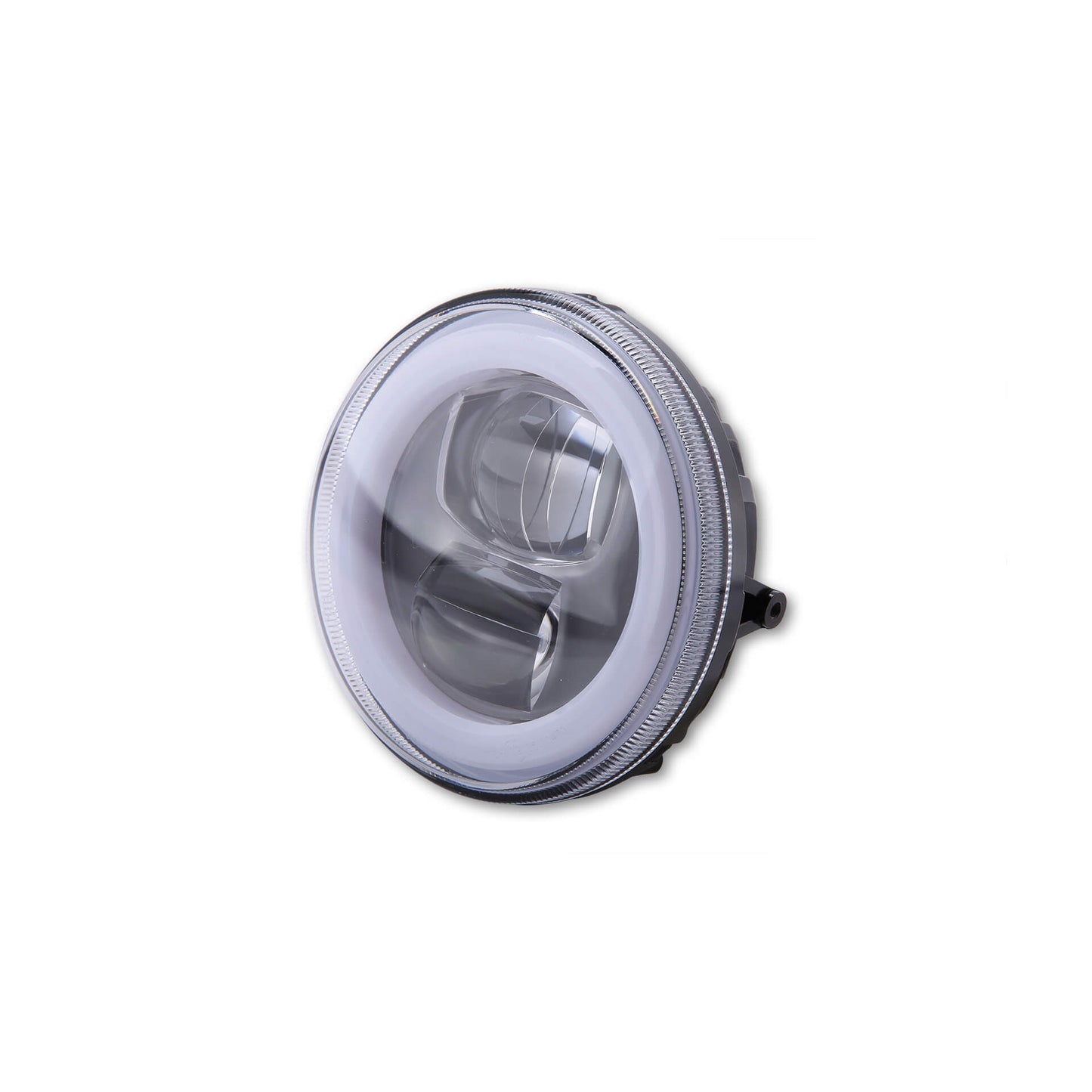 HIGHSIDER LED Hauptscheinwerfereinsatz TYP 9 rund 4 3/4 Zoll mit Standlichtring - Kama Bike Parts