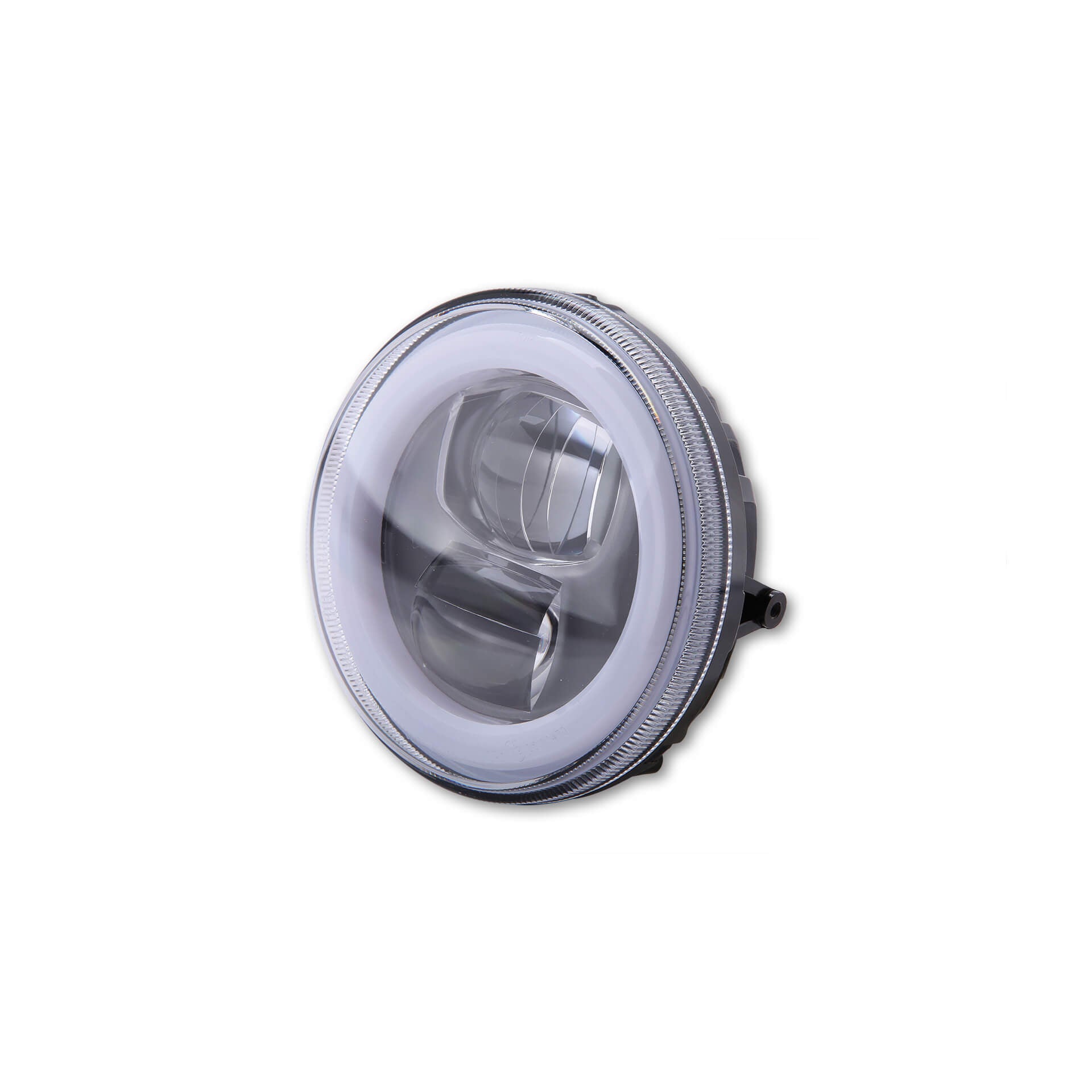 HIGHSIDER LED Hauptscheinwerfereinsatz TYP 9 rund 4 3/4 Zoll mit Standlichtring - Kama Bike Parts