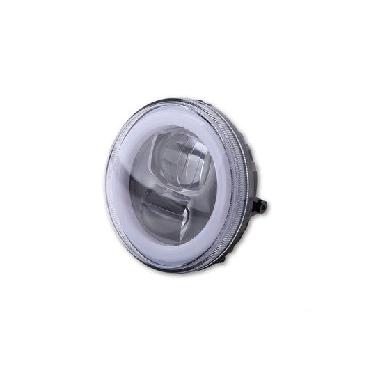 HIGHSIDER LED Hauptscheinwerfereinsatz TYP 9 rund 4 3/4 Zoll mit Standlichtring - Kama Bike Parts