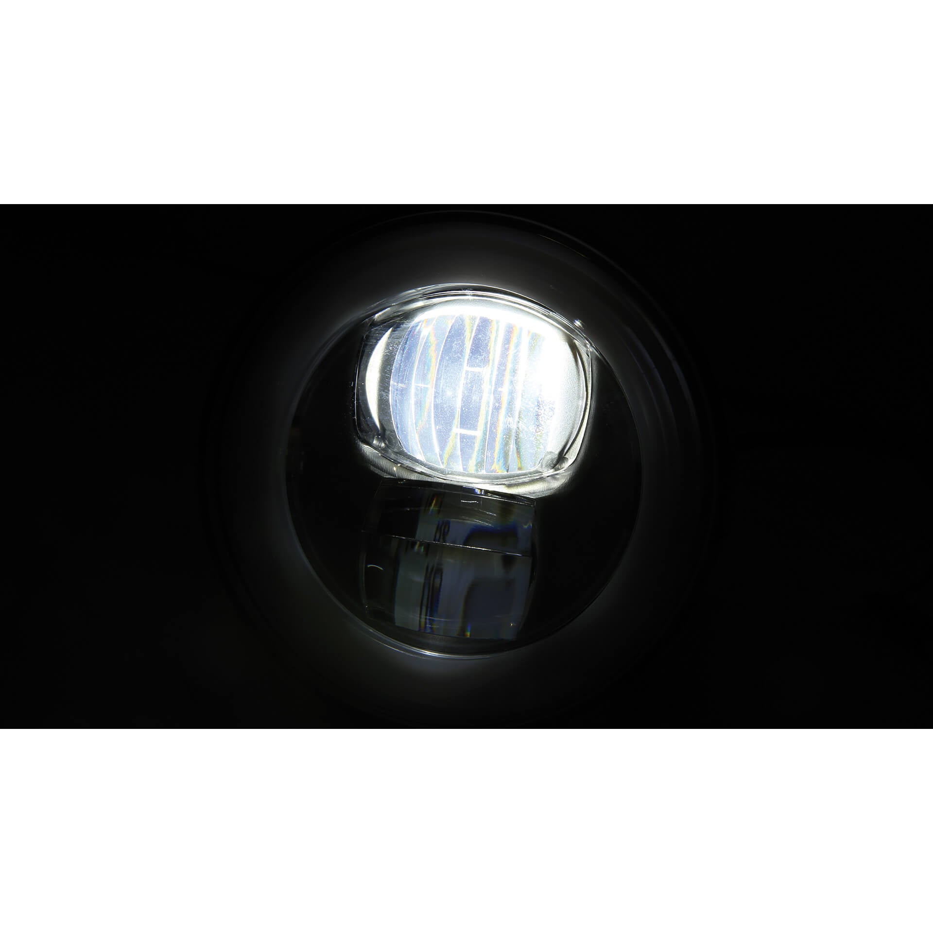 HIGHSIDER LED Hauptscheinwerfereinsatz TYP 9 rund 4 3/4 Zoll mit Standlichtring - Kama Bike Parts