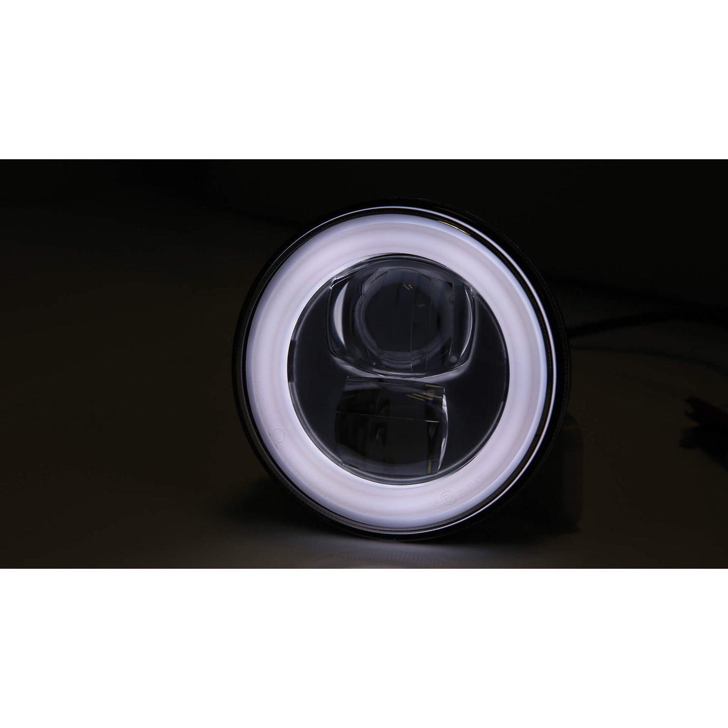 HIGHSIDER LED Hauptscheinwerfereinsatz TYP 9 rund 4 3/4 Zoll mit Standlichtring - Kama Bike Parts