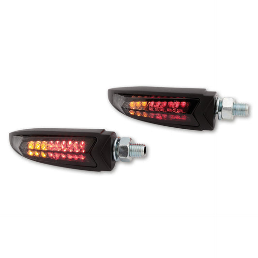 HIGHSIDER LED Rück- Bremslicht Blinker Einheit ARC schwarz - Kama Bike Parts