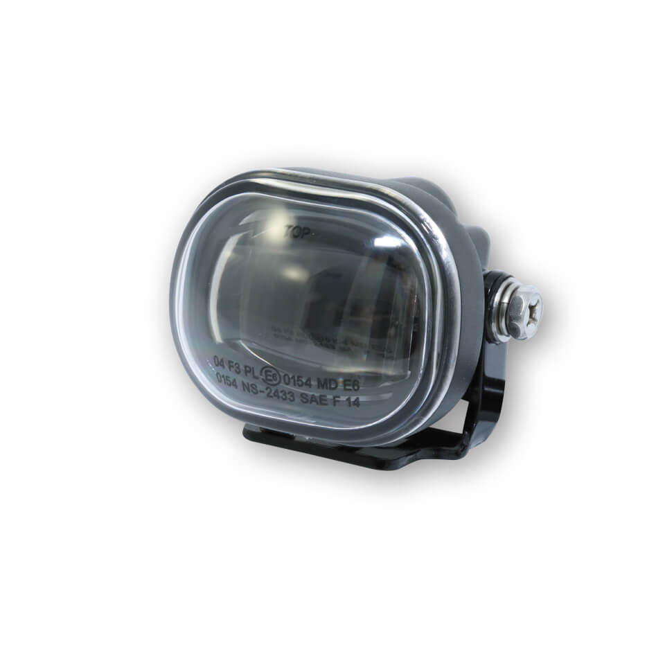 HIGHSIDER Nebelscheinwerfer LED-MICRO rechteckig schwarz - Kama Bike Parts