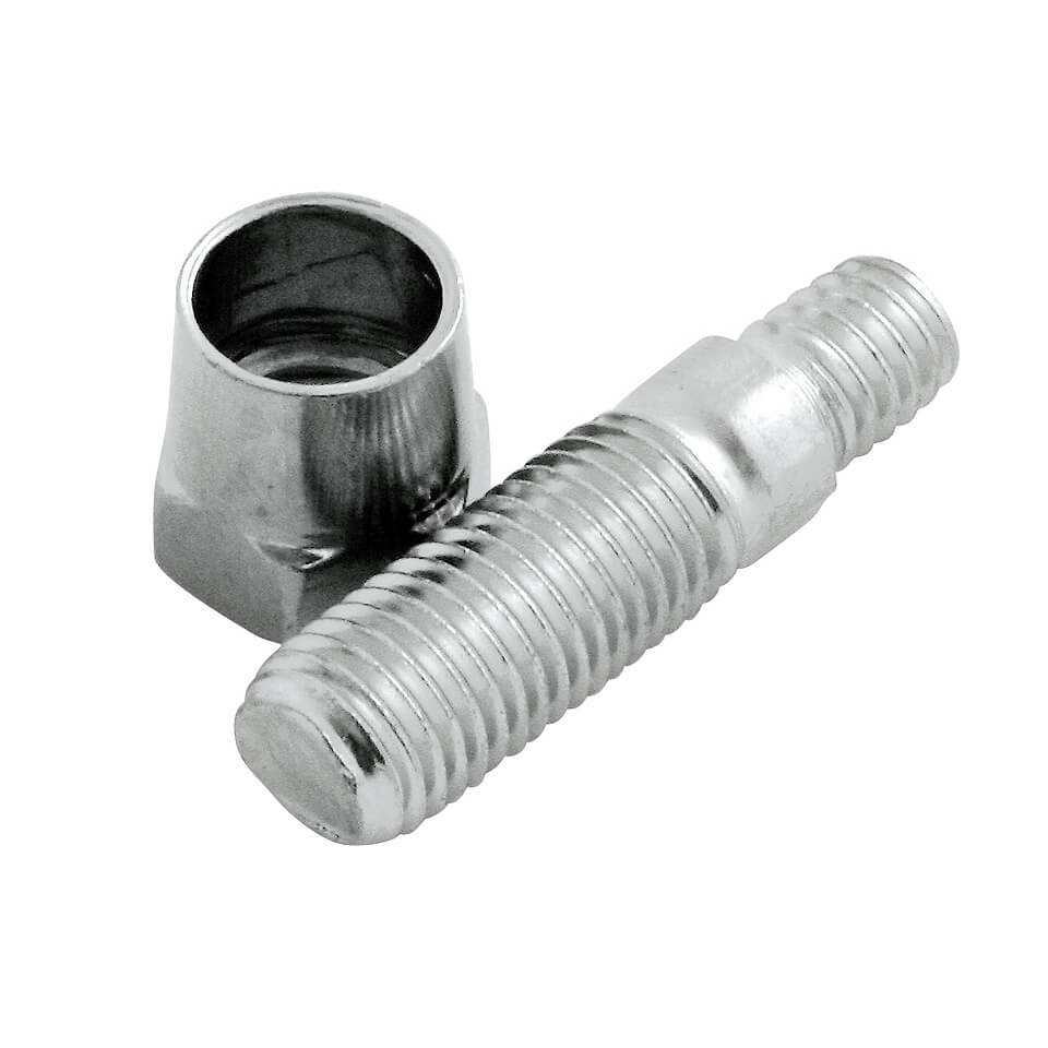 HIGHSIDER Spiegeladapter M10 auf 5/16 Zoll UNC chrom - Kama Bike Parts