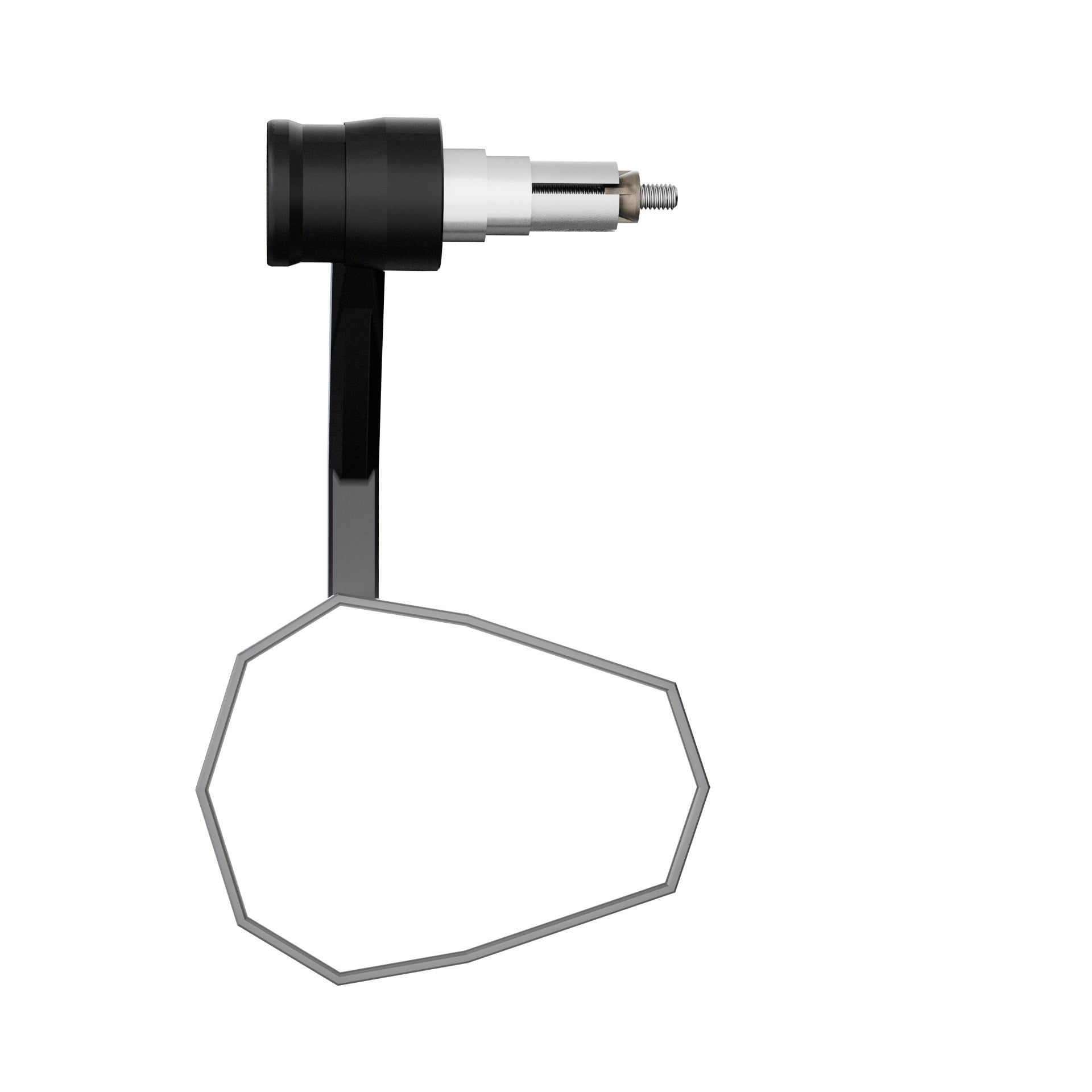 HIGHSIDER STEALTH-RIM X7 Lenkerendenspiegel mit LED Blinker - Kama Bike Parts