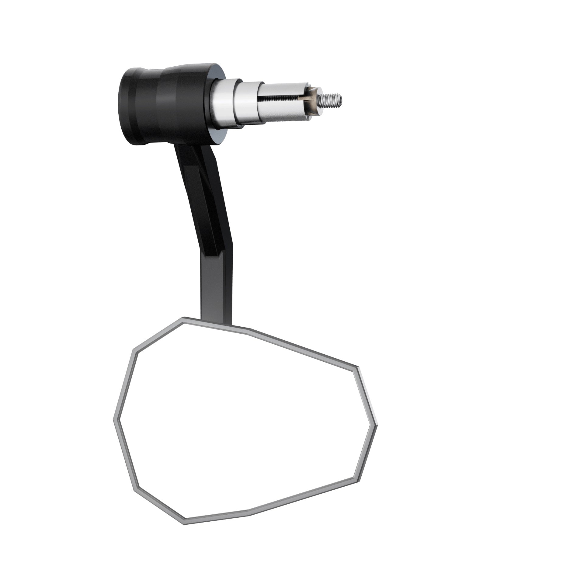 HIGHSIDER STEALTH-RIM X7 Lenkerendenspiegel mit LED Blinker - Kama Bike Parts