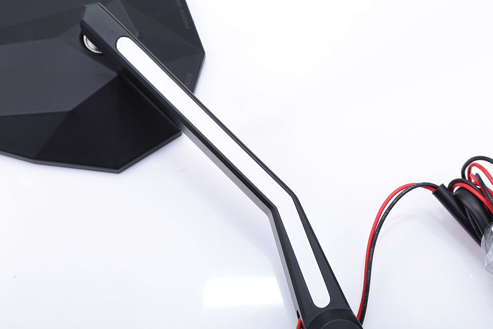 HIGHSIDER STEALTH-X3 Spiegel mit LED Positionslicht - Kama Bike Parts