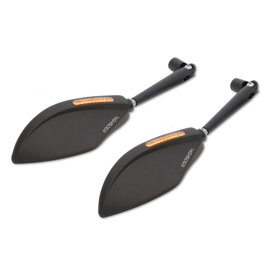 HIGHSIDER TOREZZO Verkleidungsspiegel mit LED Sequnzblinker - Kama Bike Parts