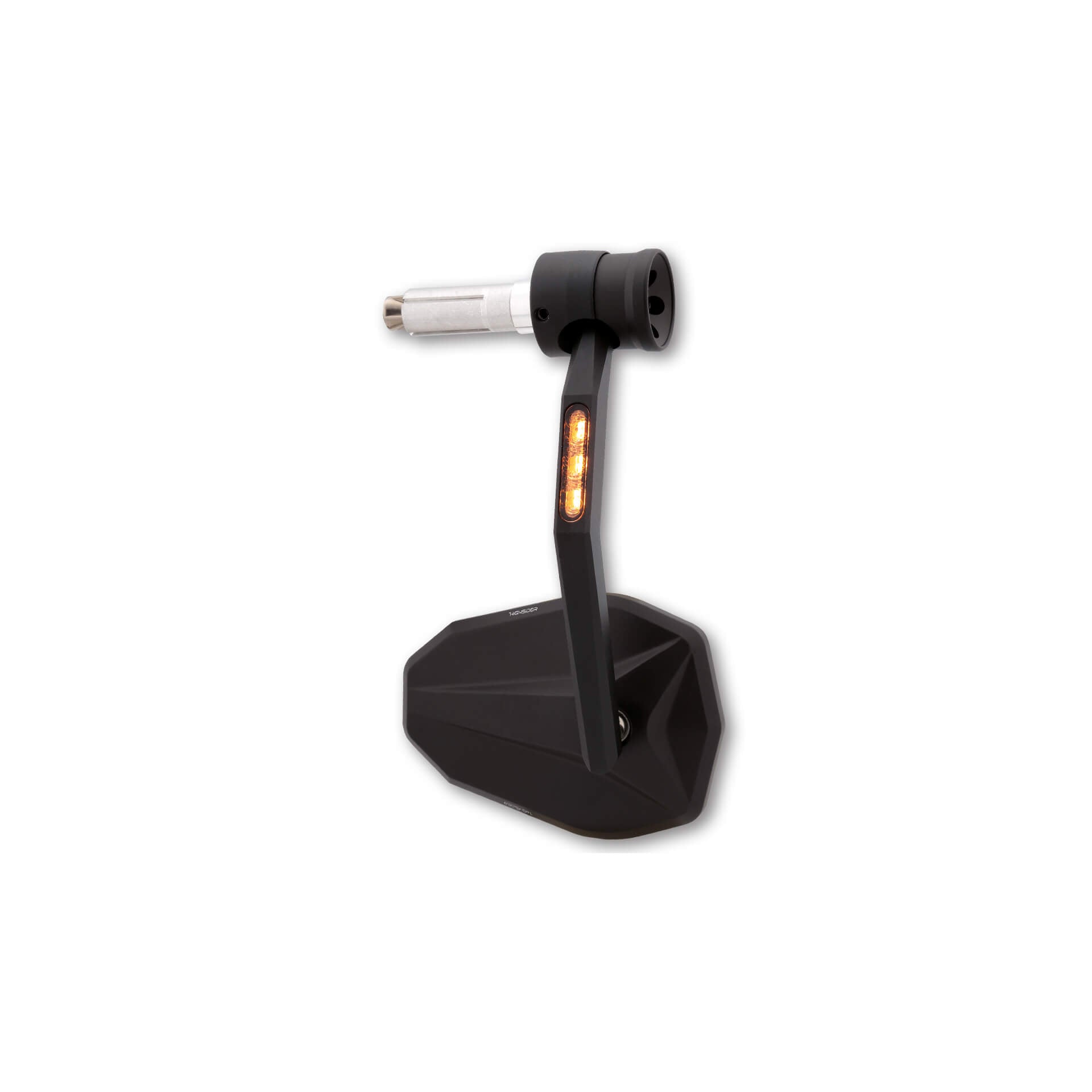 HIGHSIDER VICTORY RIM Lenkerendenspiegel mit LED Blinker/Positionslicht - Kama Bike Parts