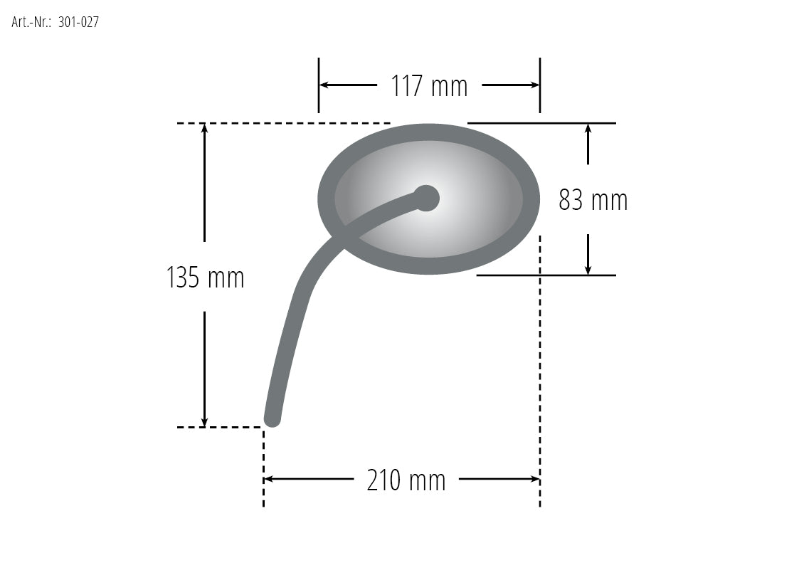 HIGHSIDER VICTORY Verkleidungsspiegel - Kama Bike Parts