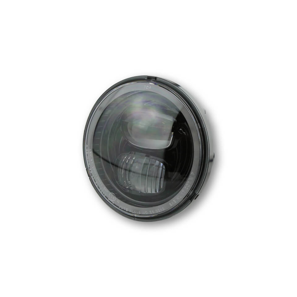HIGHSIDER LED Hauptscheinwerfereinsatz TYP 7 mit Standlichtring rund 5 3/4 Zoll - Kama Bike Parts
