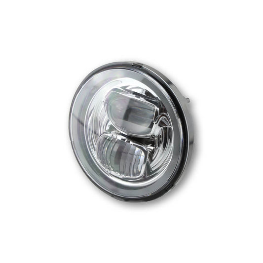 HIGHSIDER LED Hauptscheinwerfereinsatz TYP 7 mit Standlichtring rund 5 3/4 Zoll - Kama Bike Parts