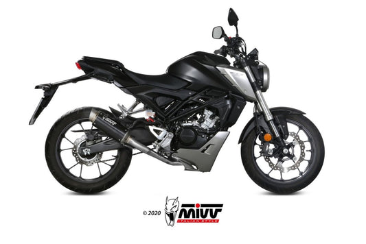 MIVV GPpro Auspuff schwarz passend für Honda CB 125 R 18-20