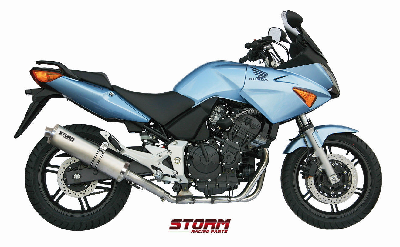STORM OVAL Auspuff passend für Honda CBF 600 2004-2010
