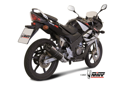 MIVV GP-C Auspuff Komplettanlage schwarz passend für HONDA CBR 125 R 2004-2010
