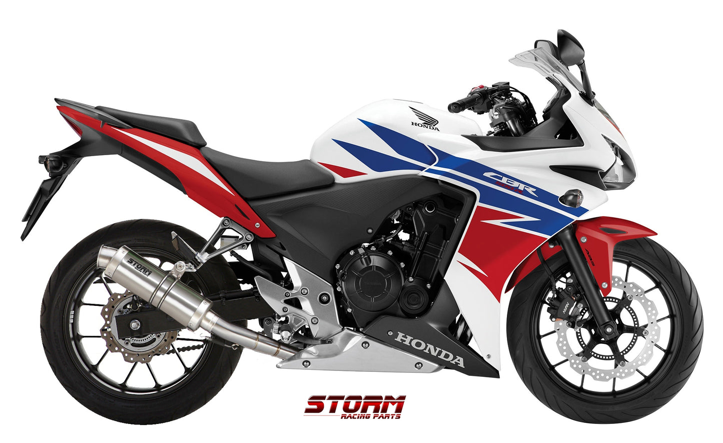 STORM GP Auspuff passend für HONDA CBR 500 R 2013-2015