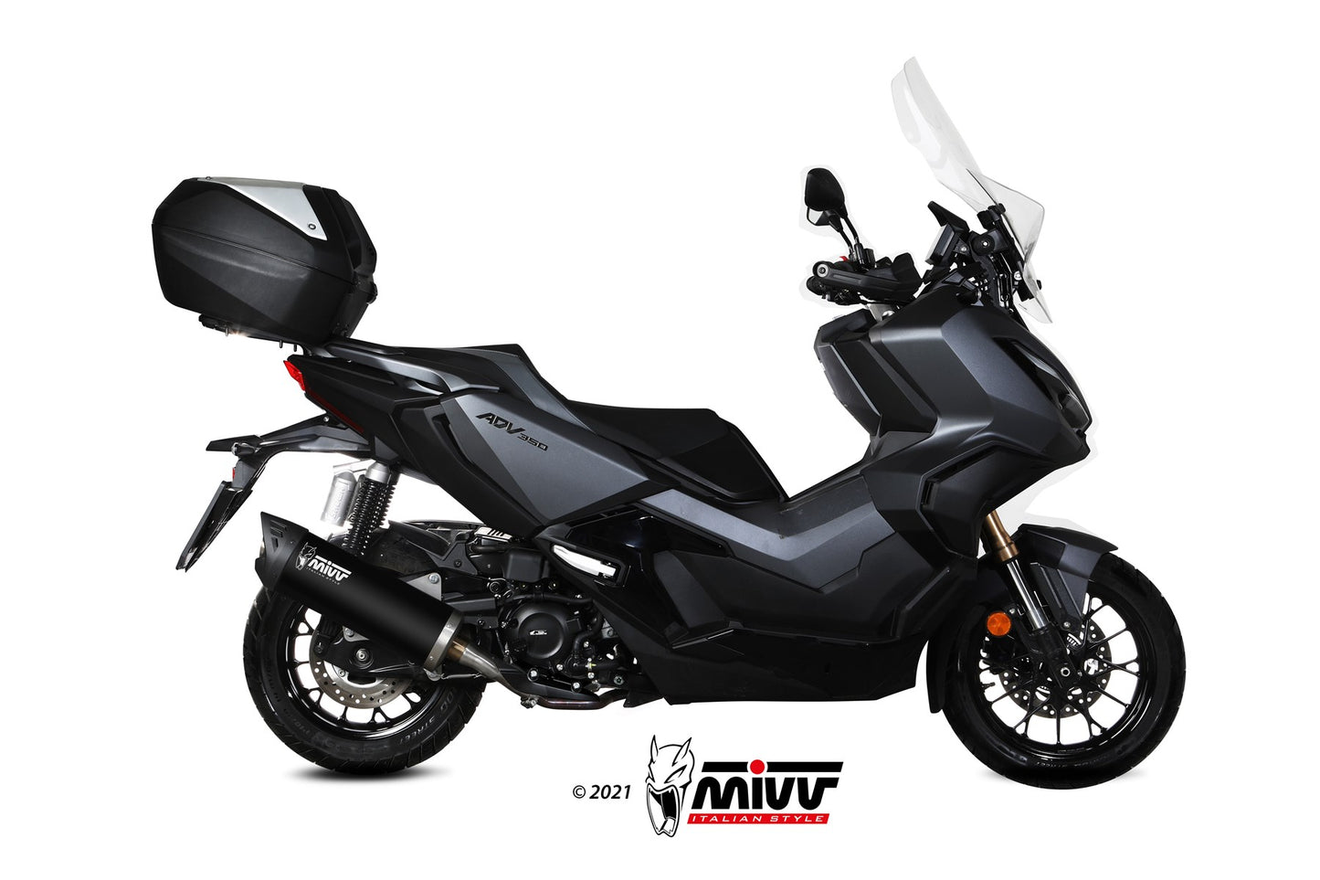 MIVV MOVER Auspuff schwarz passend für HONDA ADV 350 2022-2024