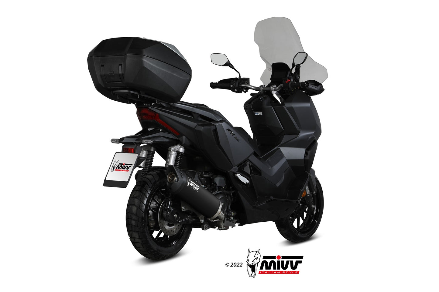 MIVV MOVER Auspuff schwarz passend für HONDA ADV 350 2022-2024