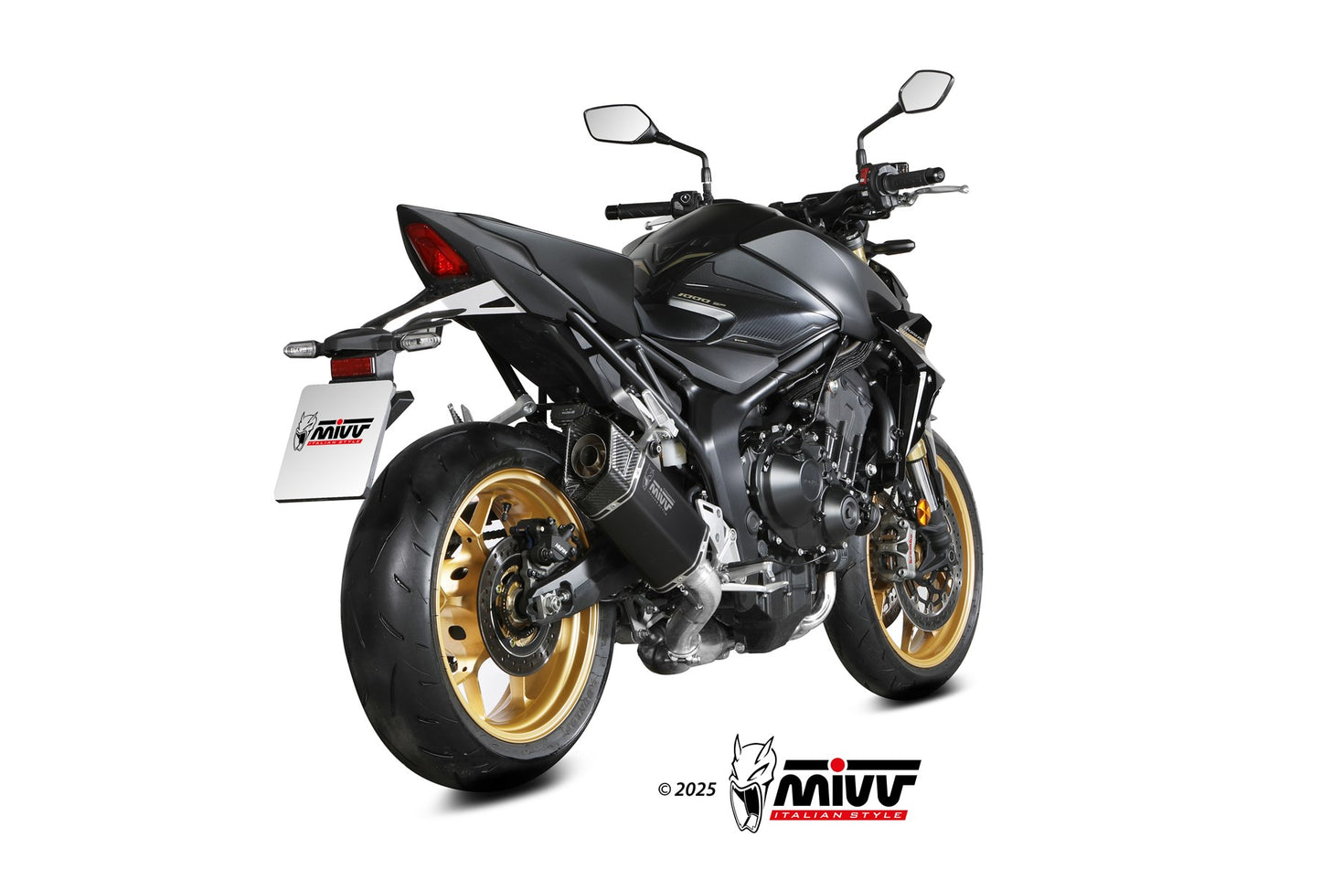 MIVV SR-1 Auspuff Titan schwarz passend für HONDA CB 1000 HORNET / SP 2025-2026