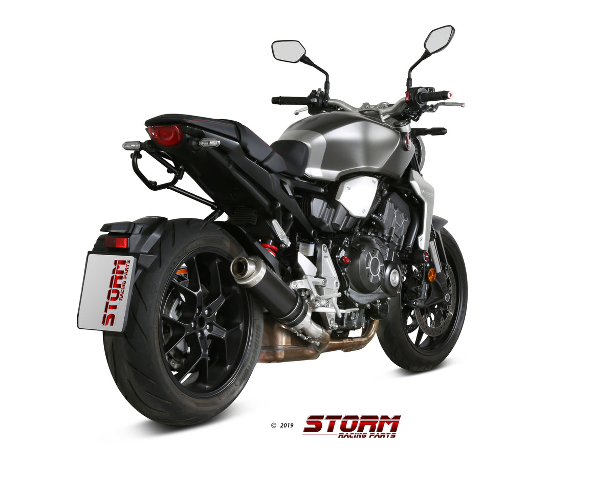 STORM GP Auspuff schwarz passend für HONDA CB 1000 R 2018-2024