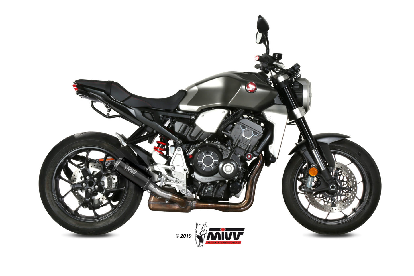 MIVV MK3 Auspuff schwarz passend für HONDA CB 1000 R 2018-2024