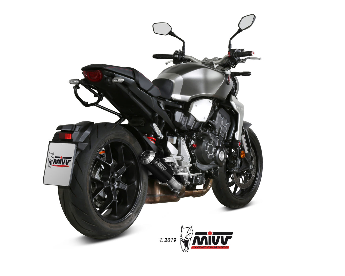 MIVV MK3 Auspuff schwarz passend für HONDA CB 1000 R 2018-2024