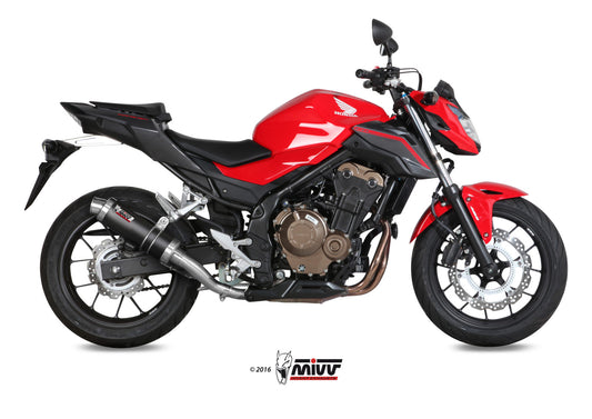 MIVV GP Auspuff Carbon passend für Honda CB 500 F 16-17