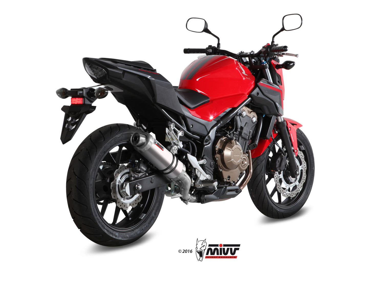 MIVV GP Auspuff Carbon passend für Honda CB 500 F 16-17