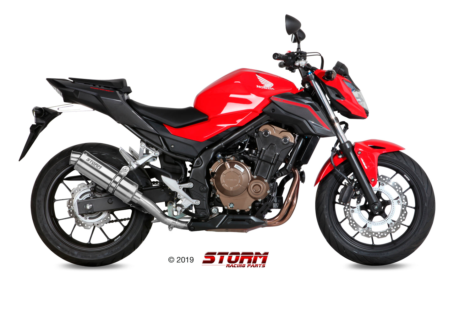 STORM GP Auspuff passend für HONDA CB 500 F 2016-2018