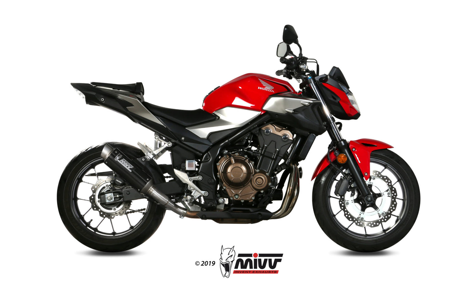 MIVV GPpro Auspuff Carbon passend für HONDA CB 500 F 2019-2024