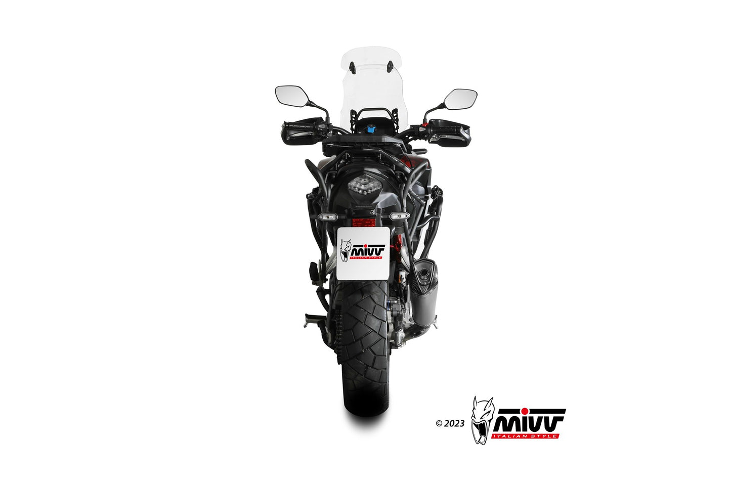 MIVV Delta Race Auspuff Edelstahl passend für HONDA CB 500 X 2021-2024