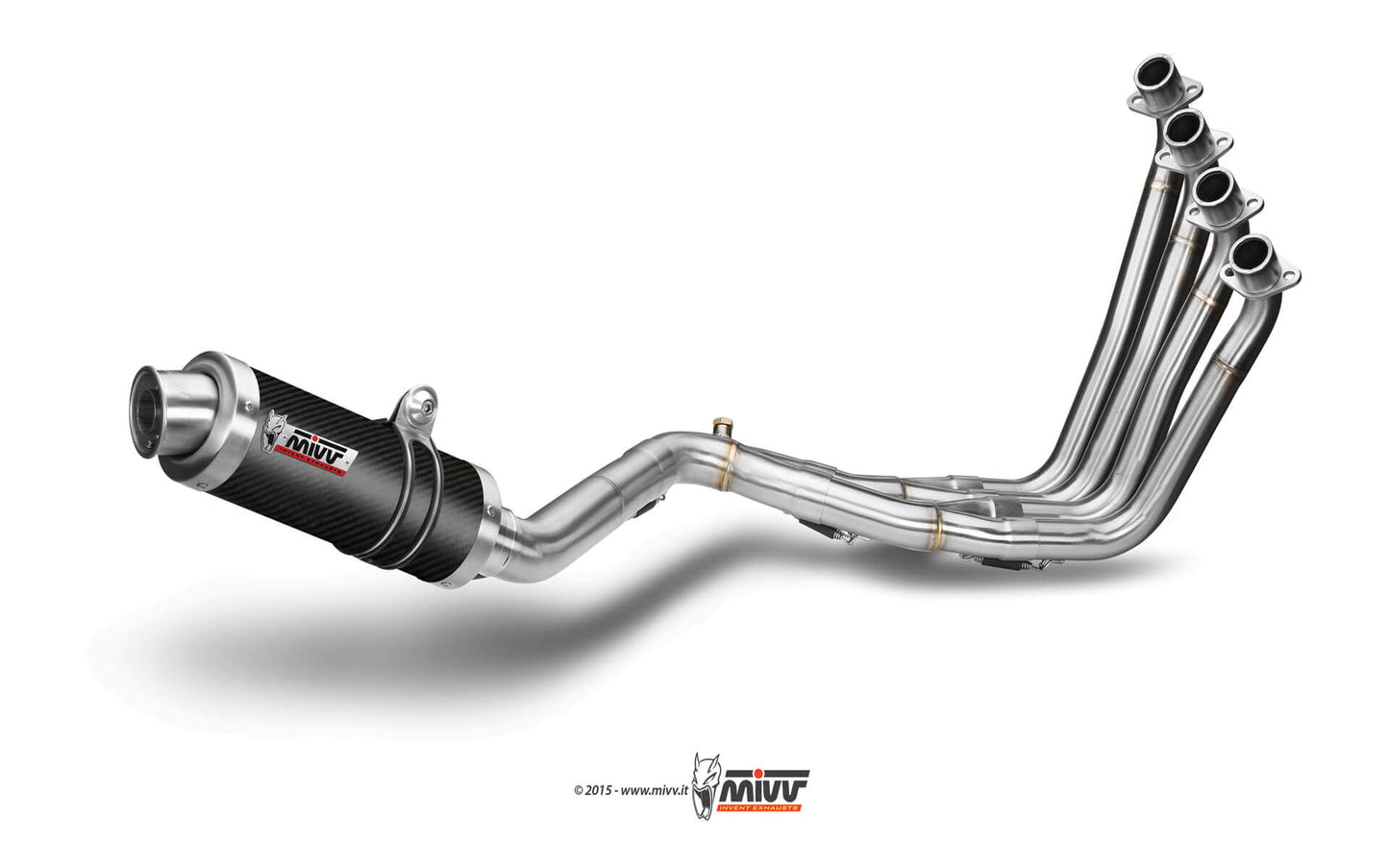 MIVV GP Auspuff Carbon passend für Honda CBF 650 F 14-18
