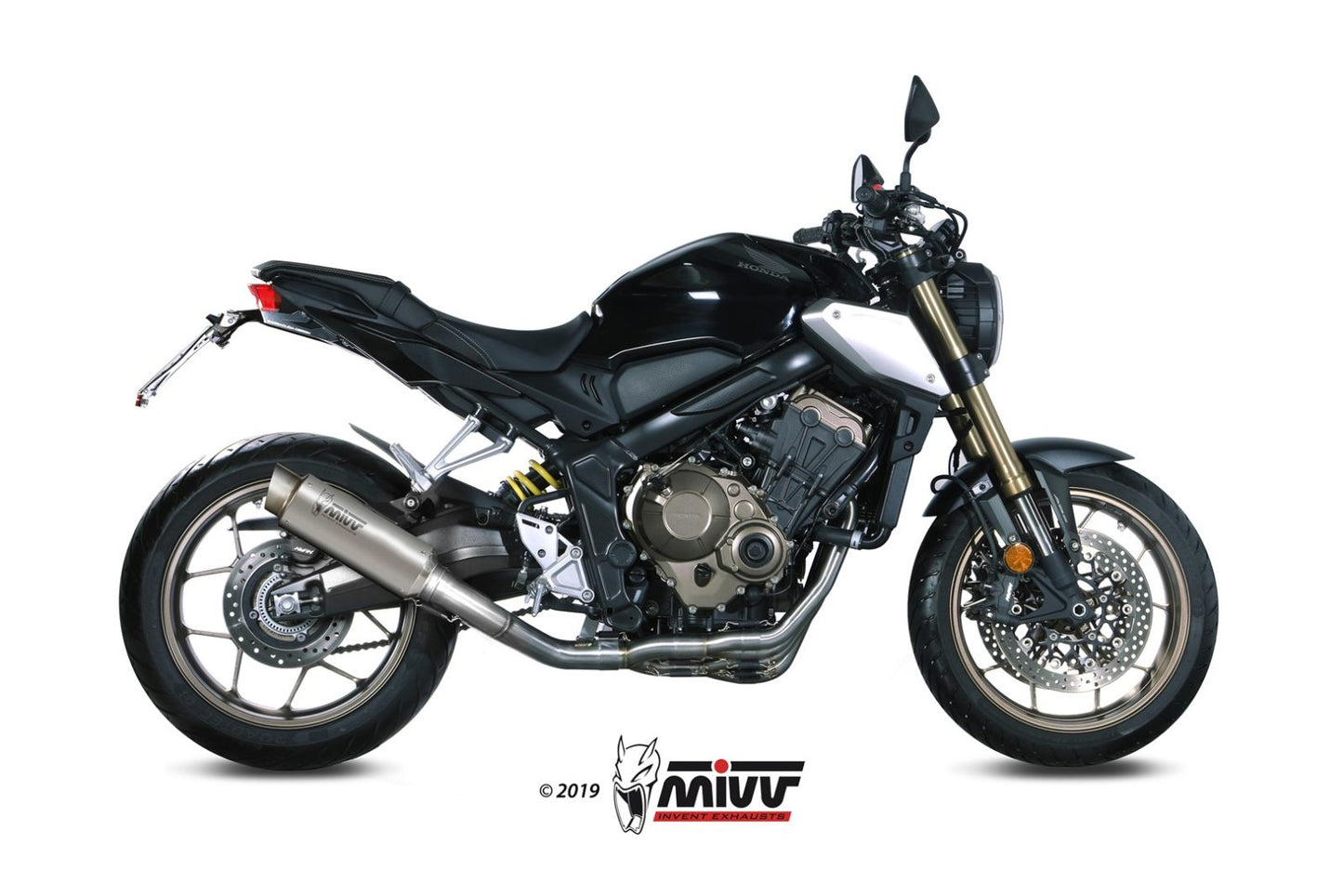 MIVV GPPro Auspuff Komplettanlage Titan passend für HONDA CB 650 R 2019-2023