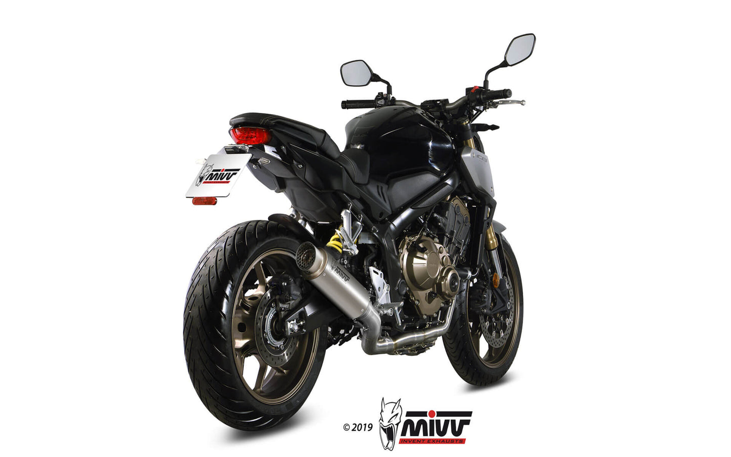 MIVV GPPro Auspuff Komplettanlage Titan passend für HONDA CB 650 R 2019-2023