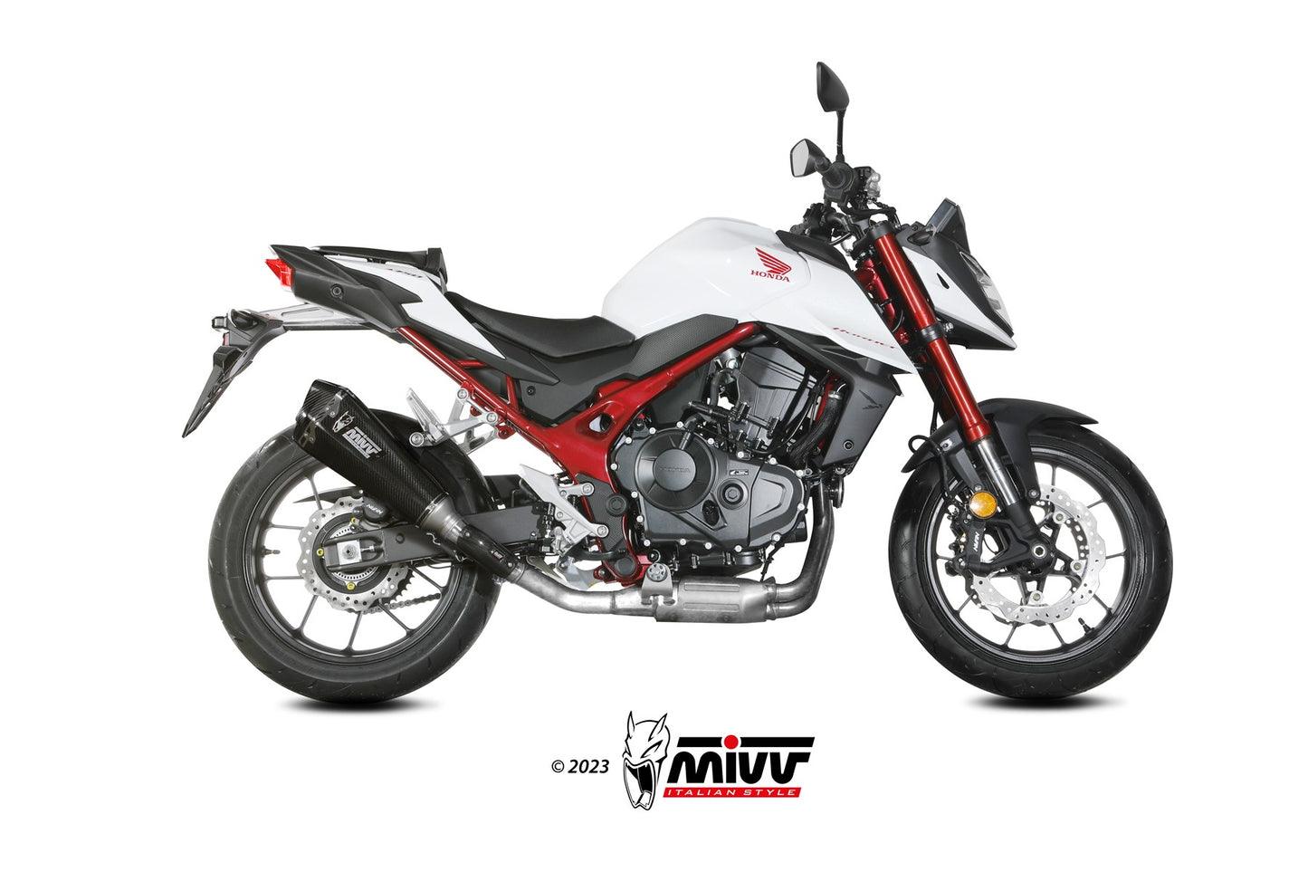MIVV Delta Race Auspuff Carbon passend für HONDA CB 750 HORNET 2023-2026