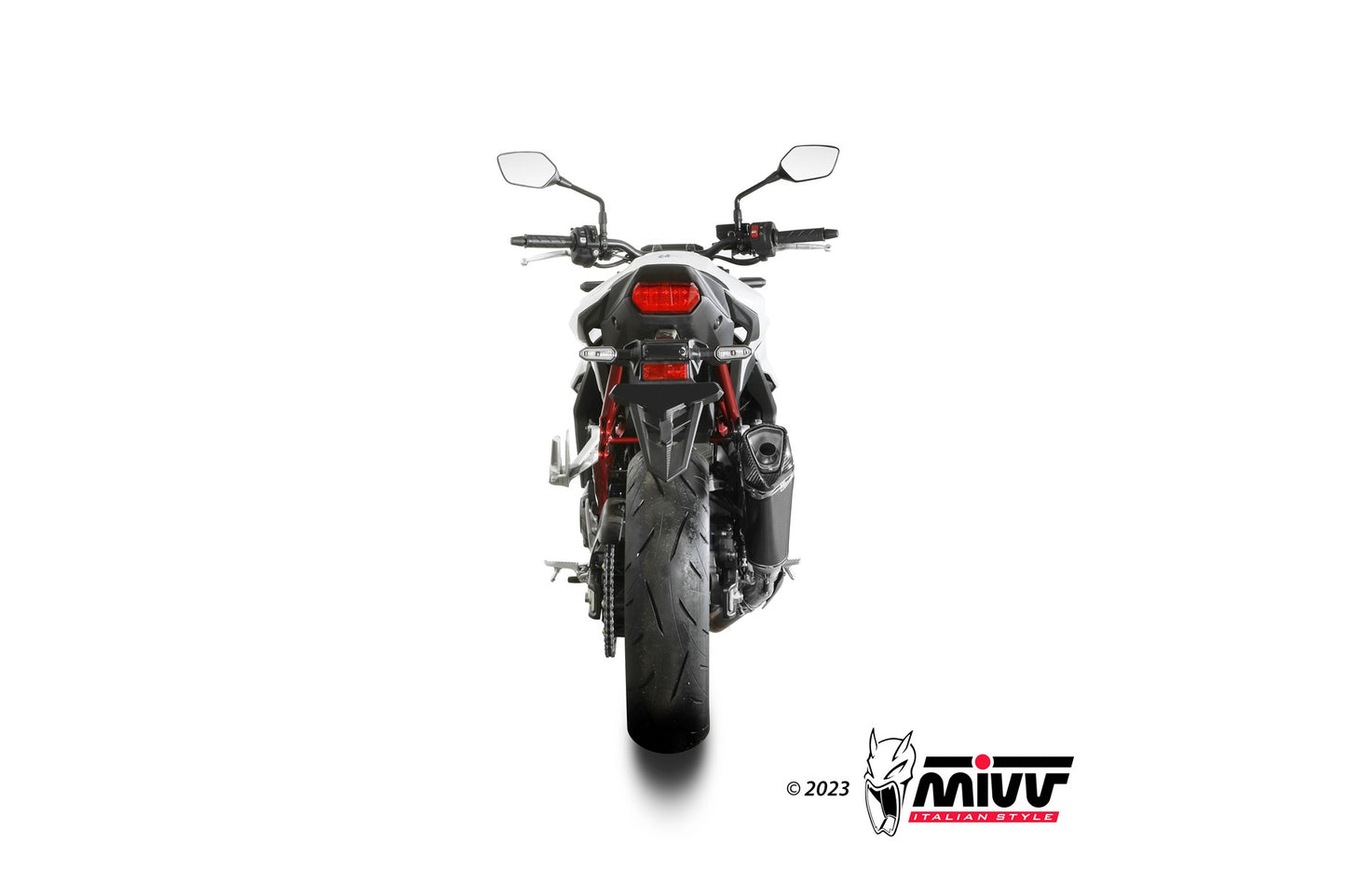 MIVV Delta Race Auspuff Carbon passend für HONDA CB 750 HORNET 2023-2026