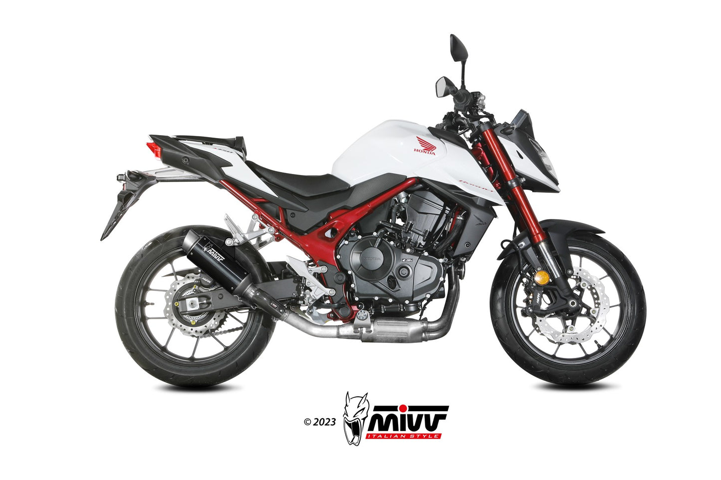 MIVV GPpro Auspuff schwarz passend für HONDA CB 750 HORNET 2023-2026