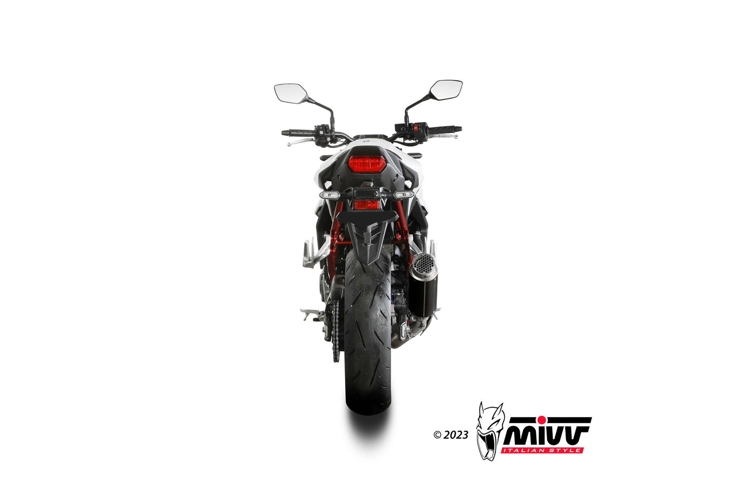 MIVV GPpro Auspuff schwarz passend für HONDA CB 750 HORNET 2023-2026