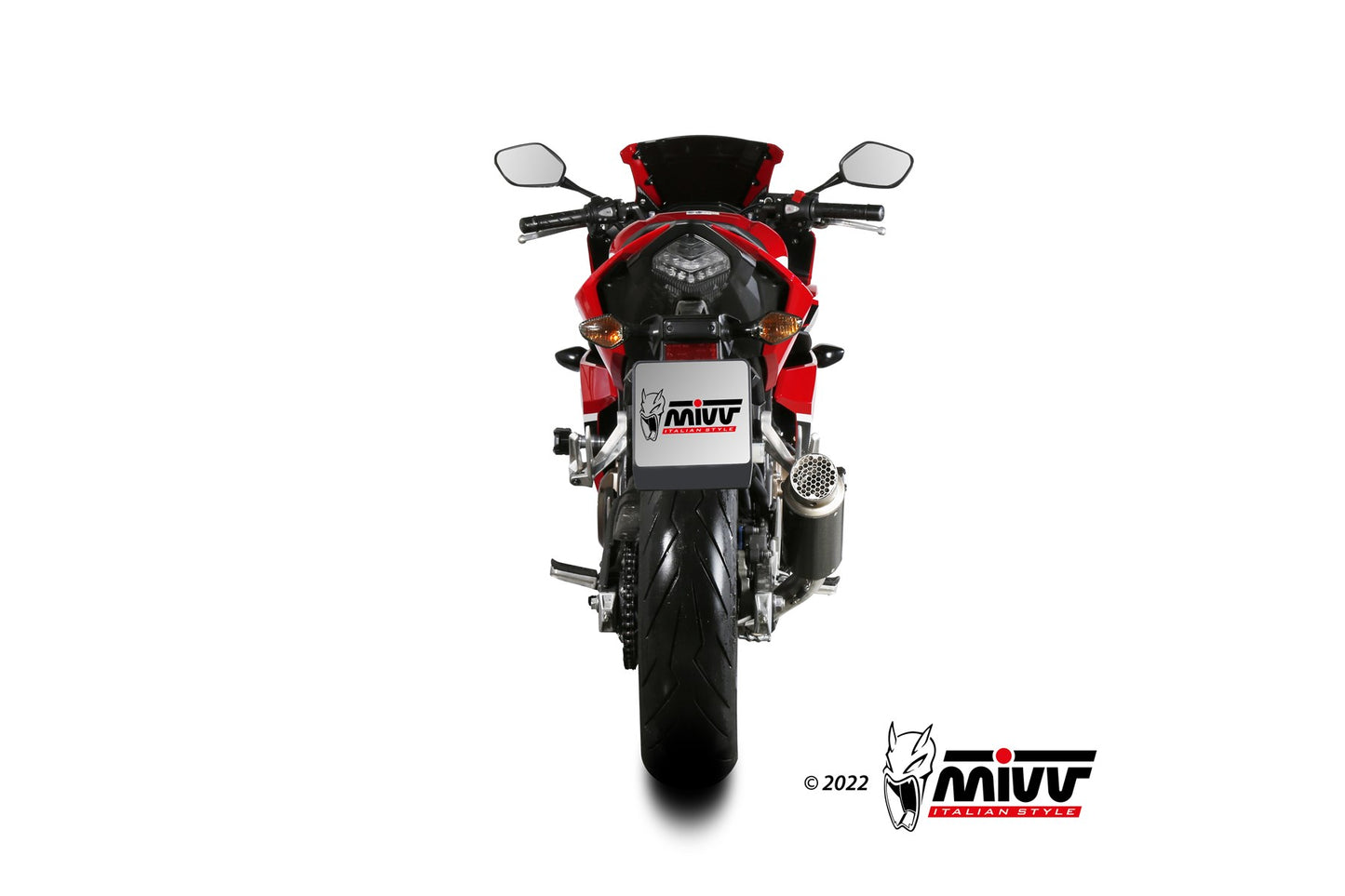 MIVV GPpro Auspuff Carbon passend für HONDA CBR 500 R 19-20