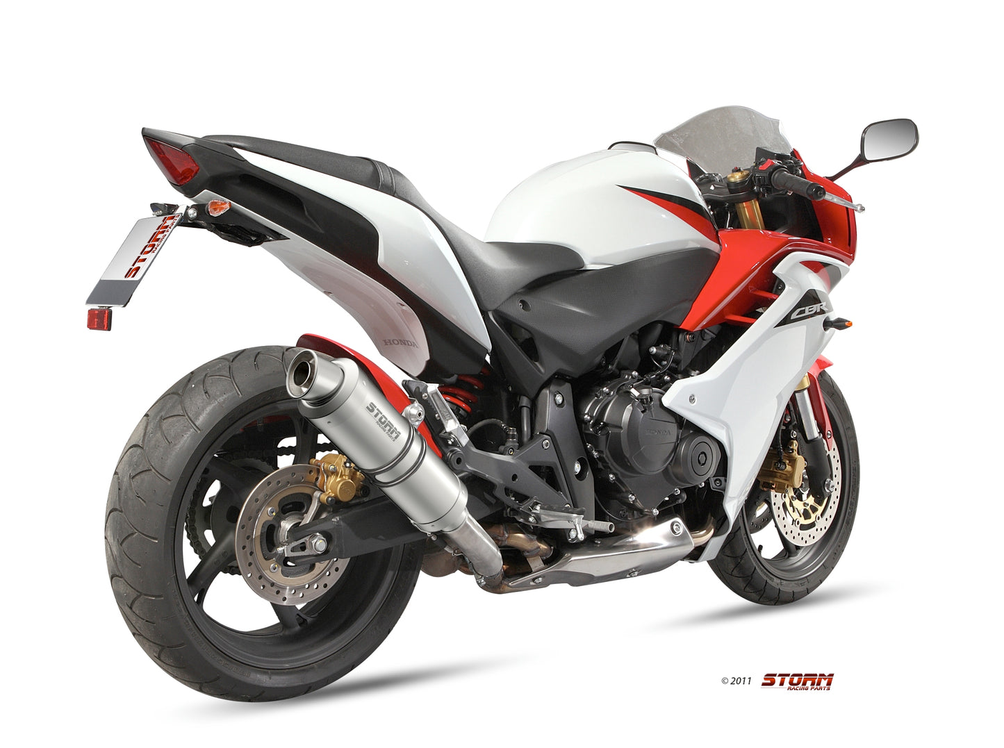STORM GP Auspuff passend für HONDA CBR 600 F 2011-2013