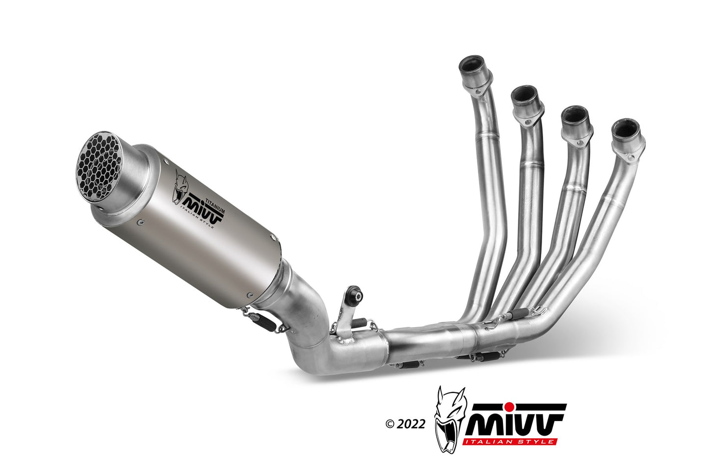 MIVV GPPro Auspuff Komplettanlage Titan passend für HONDA CB 650 R 2019-2023