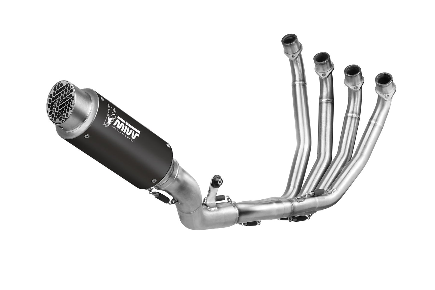 MIVV GPpro Auspuff Komplettanlage Schwarz passend für HONDA CB 650 R 2019-2023