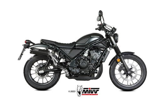 MIVV HR-1 Auspuff schwarz passend für HONDA CL 500 2023-2024